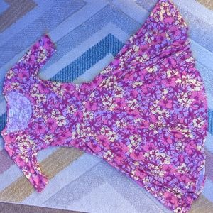 Lularoe Floral Fit & Flare Dress